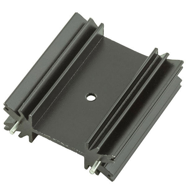 Радиатор алюминиевый 38*34*12MM TO-220 BLACK (with pins) - № 1 Радиатор алюминиевый 38*34*12MM TO-220 BLACK (with pins) - № 1