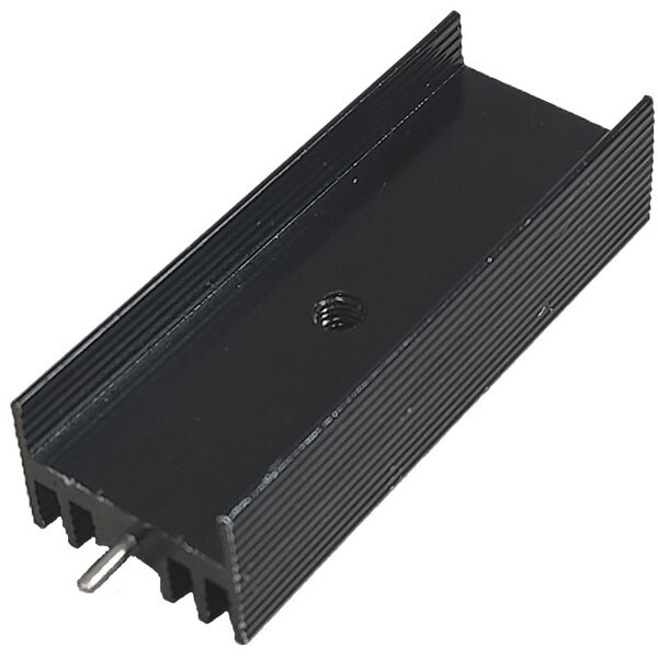 Радиатор алюминиевый 40*15*10MM aluminum heat sink (with pin) - № 1 Радиатор алюминиевый 40*15*10MM aluminum heat sink (with pin) - № 1