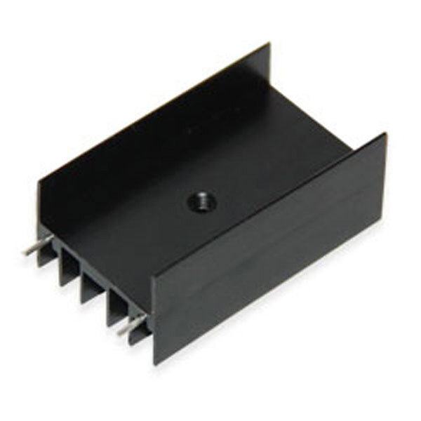 Радиатор алюминиевый 40*23*16MM D40 aluminum heat sink 2-pin - № 2 Радиатор алюминиевый 40*23*16MM D40 aluminum heat sink 2-pin - № 2