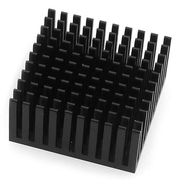 Радиатор алюминиевый 40*40*20MM aluminum heat sink BLACK - № 1 Радиатор алюминиевый 40*40*20MM aluminum heat sink BLACK - № 1