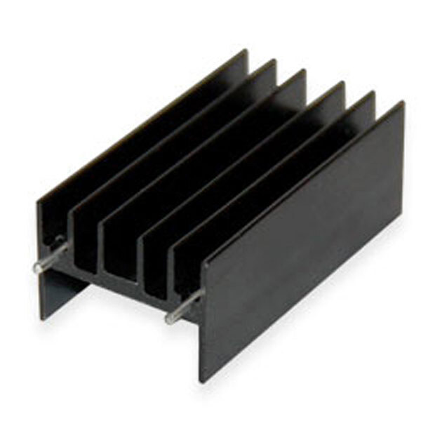 Радиатор алюминиевый 45*23*16MM D45 aluminum heat sink 2-pin - № 1 Радиатор алюминиевый 45*23*16MM D45 aluminum heat sink 2-pin - № 1