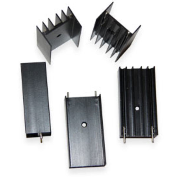 Радиатор алюминиевый 50*23*16MM D50 aluminum heat sink 2-pin - № 2 Радиатор алюминиевый 50*23*16MM D50 aluminum heat sink 2-pin - № 2