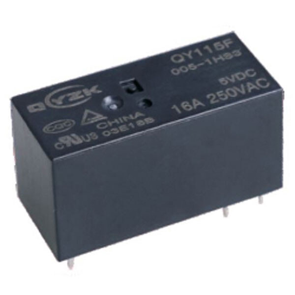 Реле QY115F-3-005DC-2ZS 8A 2C coil 5VDC - № 1 Реле QY115F-3-005DC-2ZS 8A 2C coil 5VDC - № 1