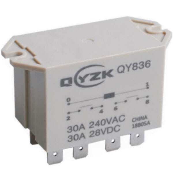Реле QY836-012DC-2H 30A 2A coil 12VDC - № 1 Реле QY836-012DC-2H 30A 2A coil 12VDC - № 1