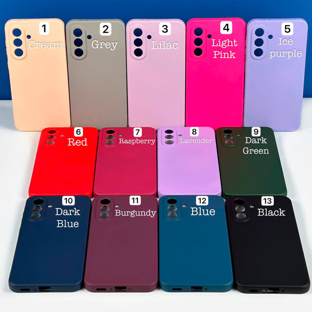 Чехол (накладка) Samsung A355 Galaxy A35 / A356 Galaxy A35 5G, Original Soft Case, Ice Purple, Фиолетовый - № 8 Чехол (накладка) Samsung A355 Galaxy A35 / A356 Galaxy A35 5G, Original Soft Case, Ice Purple, Фиолетовый - № 8