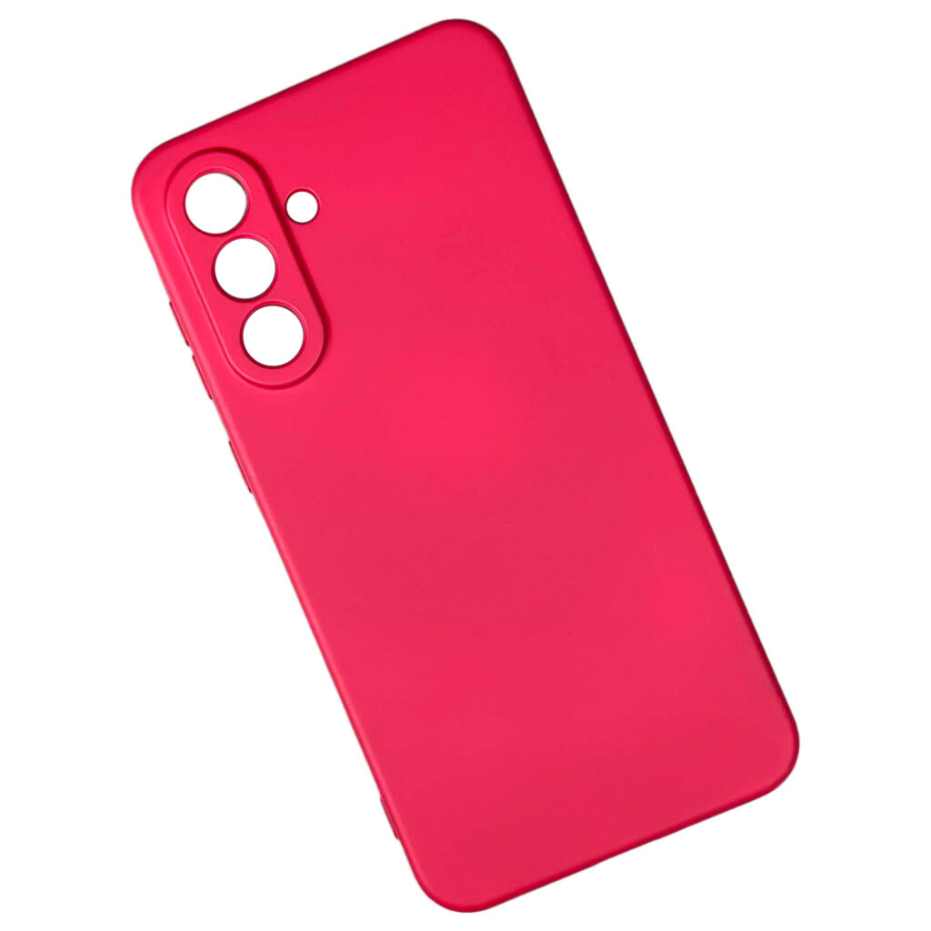Чехол (накладка) Xiaomi Poco C61 / Redmi A3, Original Soft Case, Raspberry, Красный - № 1 Чехол (накладка) Xiaomi Poco C61 / Redmi A3, Original Soft Case, Raspberry, Красный - № 1