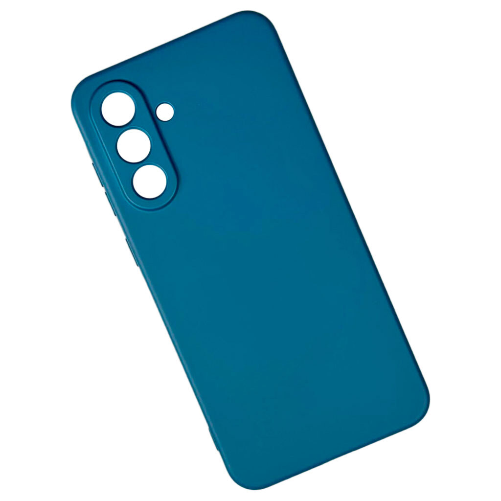 Чехол (накладка) Xiaomi Poco X7 / Redmi Note 14 Pro 5G, Original Soft Case, Синий - № 1 Чехол (накладка) Xiaomi Poco X7 / Redmi Note 14 Pro 5G, Original Soft Case, Синий - № 1