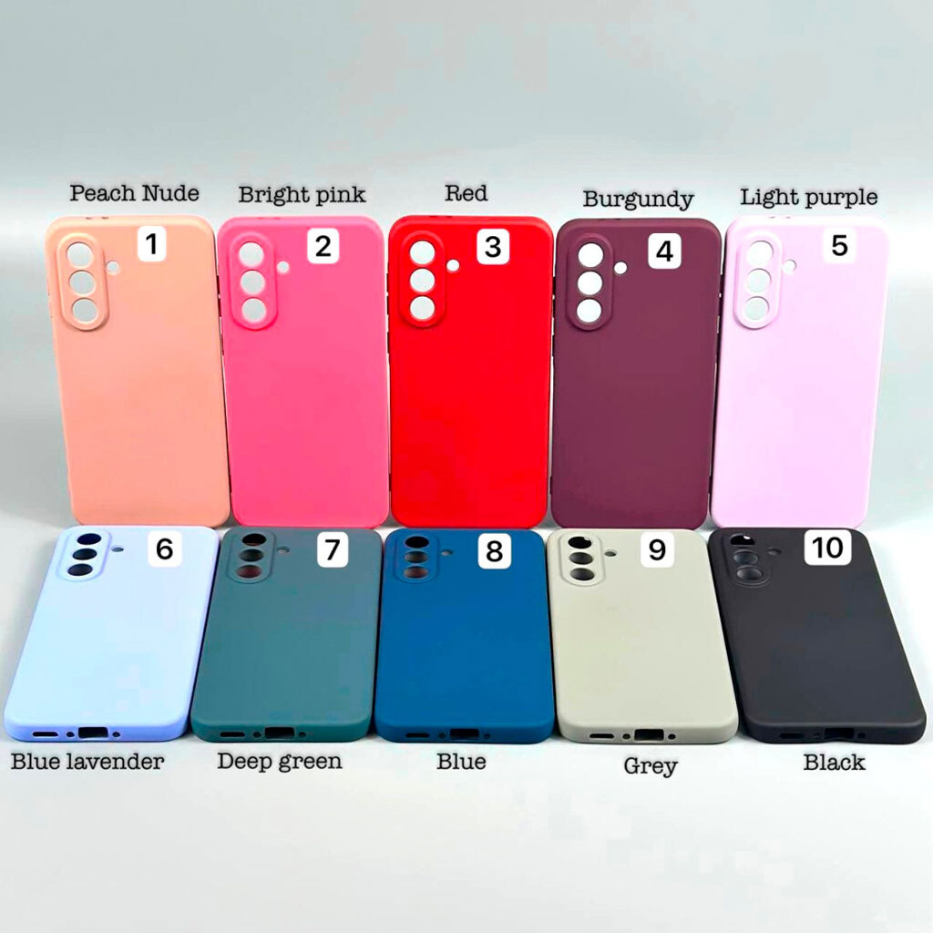 Чехол (накладка) Samsung Galaxy S25 Plus / S926 Galaxy S24 Plus, Original Soft Case, Синий - № 8 Чехол (накладка) Samsung Galaxy S25 Plus / S926 Galaxy S24 Plus, Original Soft Case, Синий - № 8
