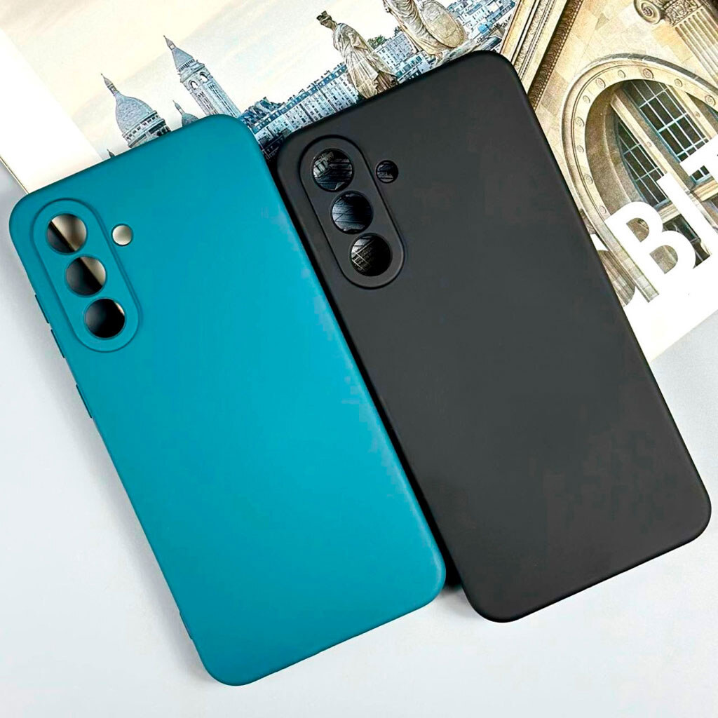 Чехол (накладка) Samsung Galaxy S25 Ultra, Original Soft Case, Синий - № 5 Чехол (накладка) Samsung Galaxy S25 Ultra, Original Soft Case, Синий - № 5