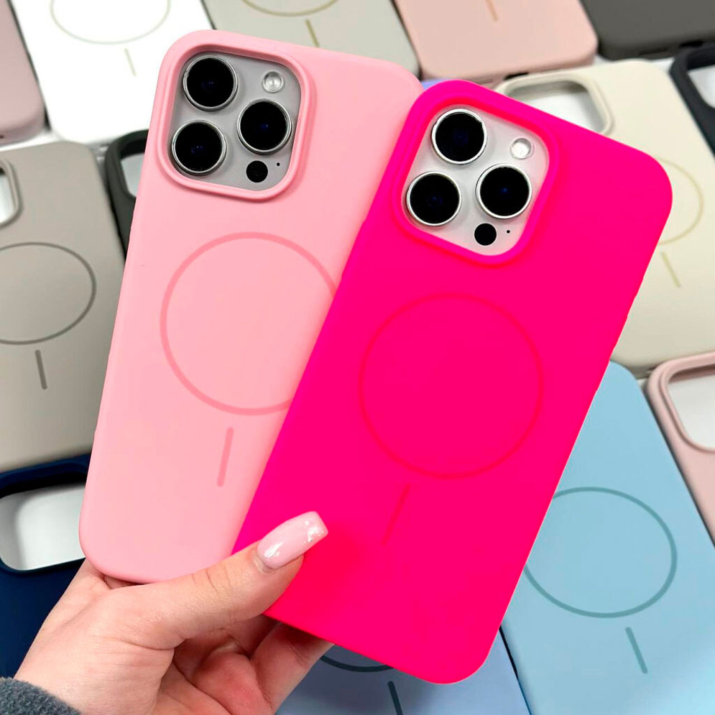 Чехол (накладка) Apple iPhone 13 Pro Max, Air Beats, MagSafe, Rose, Розовый - № 4 Чехол (накладка) Apple iPhone 13 Pro Max, Air Beats, MagSafe, Rose, Розовый - № 4