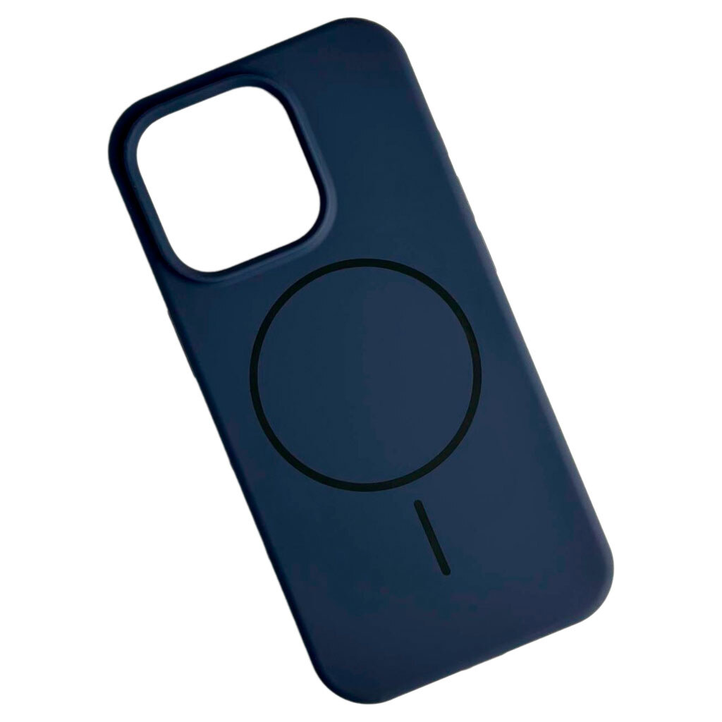 Чехол (накладка) Apple iPhone 13 Pro, Air Beats, MagSafe, Midnight Blue, Синий - № 1 Чехол (накладка) Apple iPhone 13 Pro, Air Beats, MagSafe, Midnight Blue, Синий - № 1