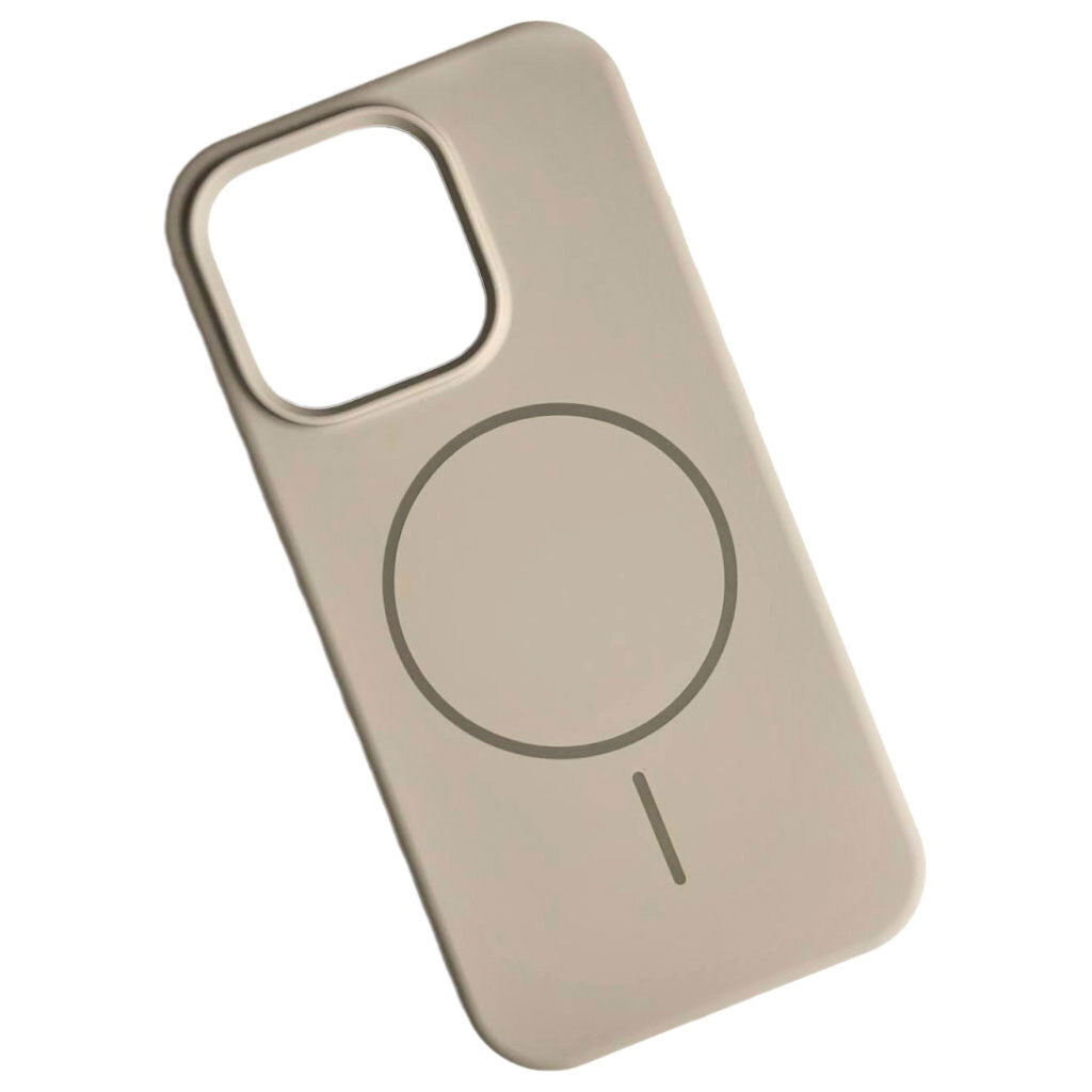 Чехол (накладка) Apple iPhone 14 Pro, Air Beats, MagSafe, Stone, Серый - № 1 Чехол (накладка) Apple iPhone 14 Pro, Air Beats, MagSafe, Stone, Серый - № 1