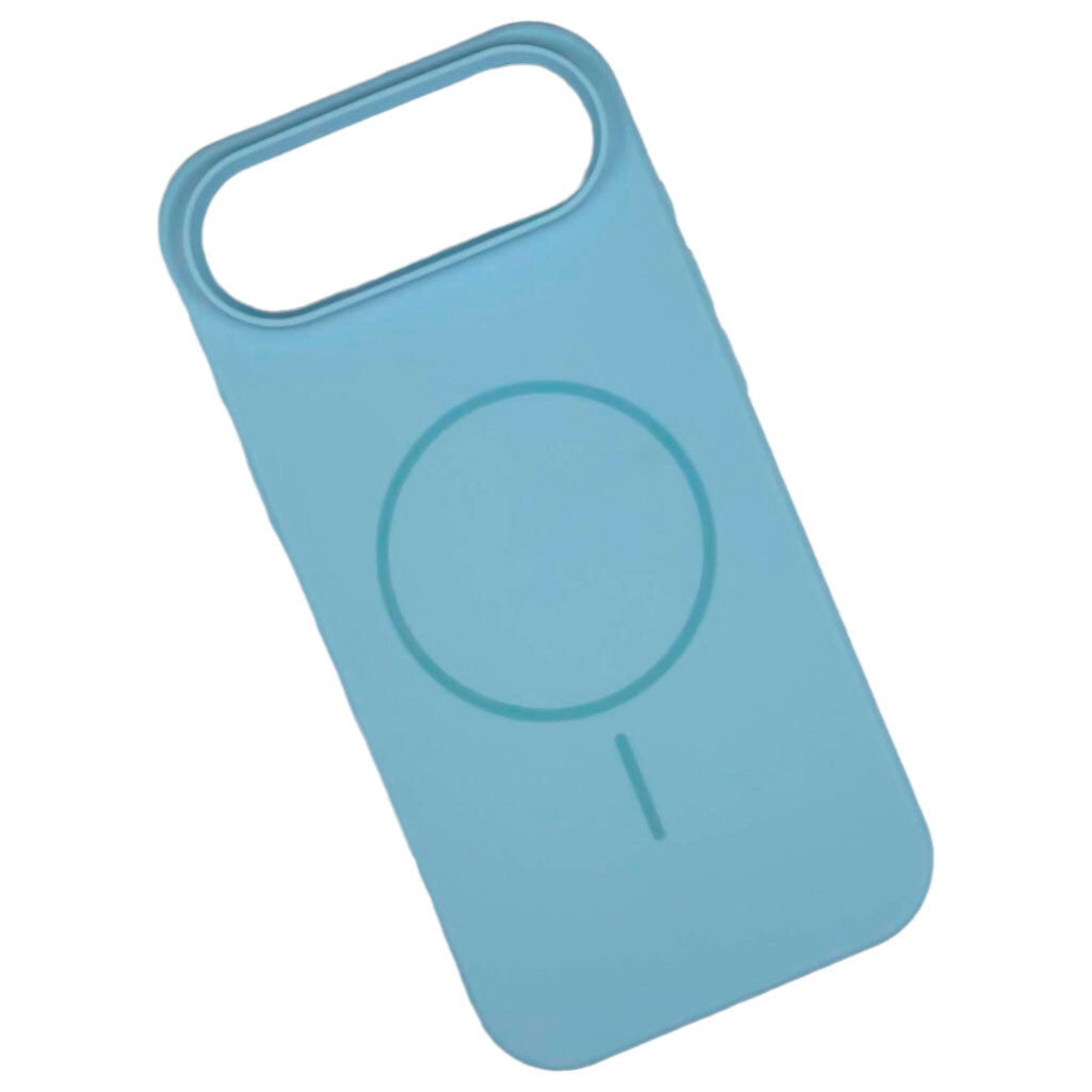 Чехол (накладка) Apple iPhone 17 Air, Air Beats, MagSafe, Light Cyan, Голубой - № 1 Чехол (накладка) Apple iPhone 17 Air, Air Beats, MagSafe, Light Cyan, Голубой - № 1
