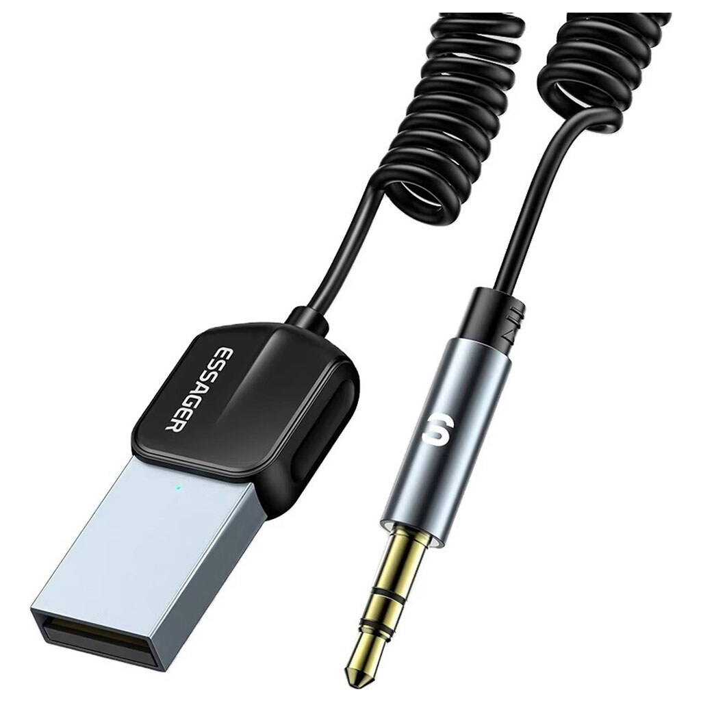 Bluetooth-трансмиттер Essager Lingfeng EBT-LF01-P, Серый - № 3 Bluetooth-трансмиттер Essager Lingfeng EBT-LF01-P, Серый - № 3