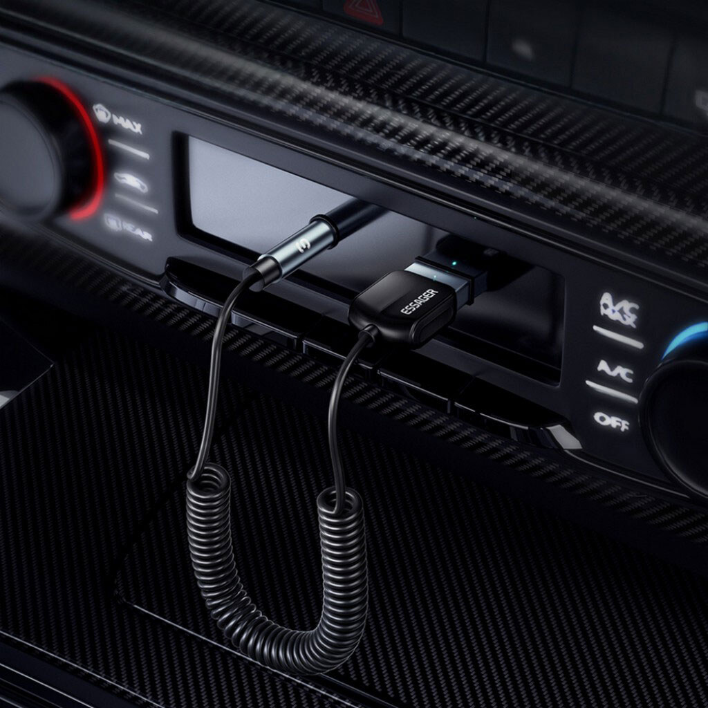 Bluetooth-трансмиттер Essager Lingfeng EBT-LF01-P, Серый - № 4 Bluetooth-трансмиттер Essager Lingfeng EBT-LF01-P, Серый - № 4