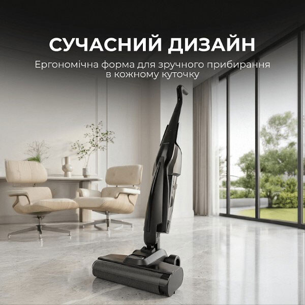 Аккумуляторный моющий пылесос Deerma VX100 Ultra S, Черный - № 3 Аккумуляторный моющий пылесос Deerma VX100 Ultra S, Черный - № 3