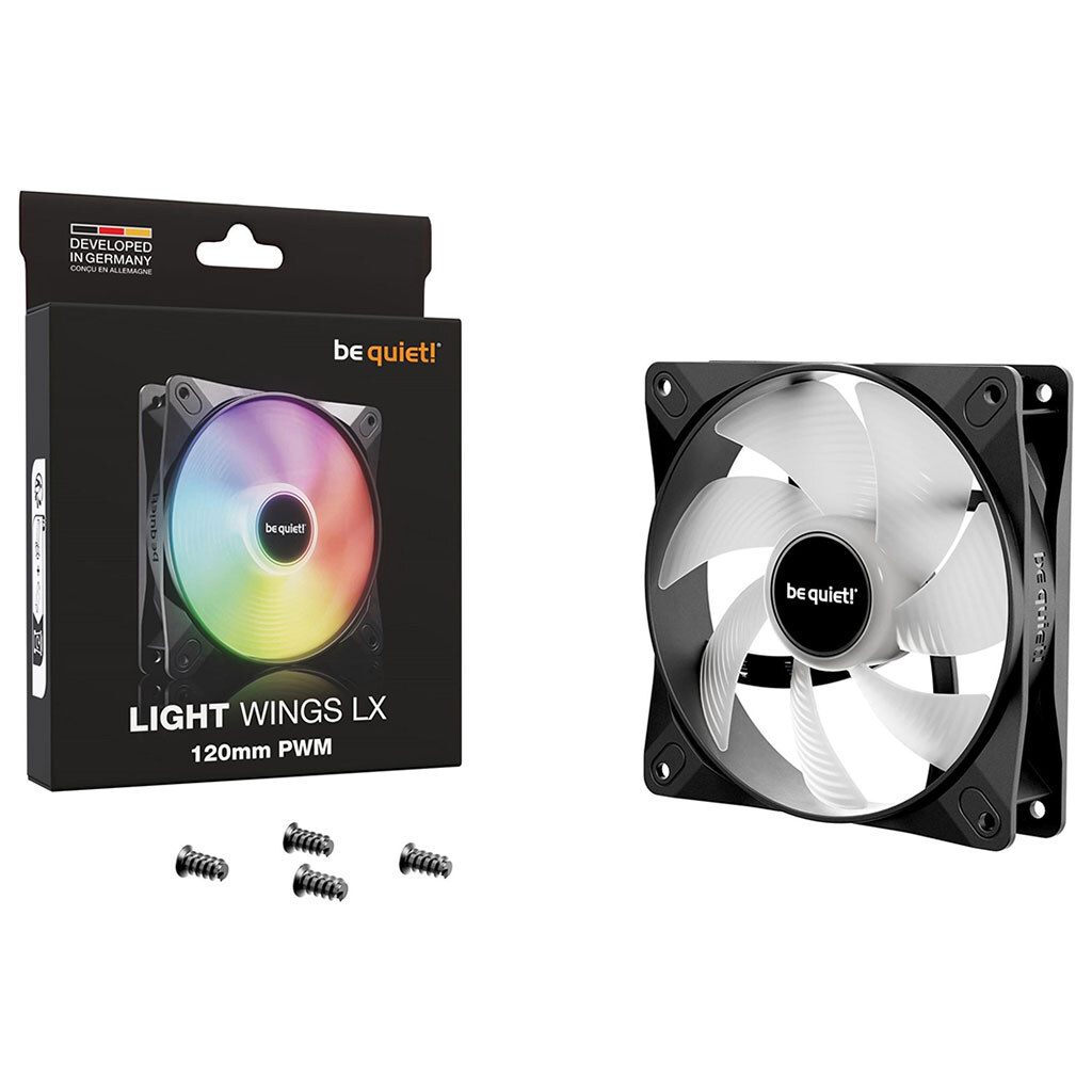 Вентилятор be quiet! Light Wings LX BL120, Черный - № 4 Вентилятор be quiet! Light Wings LX BL120, Черный - № 4