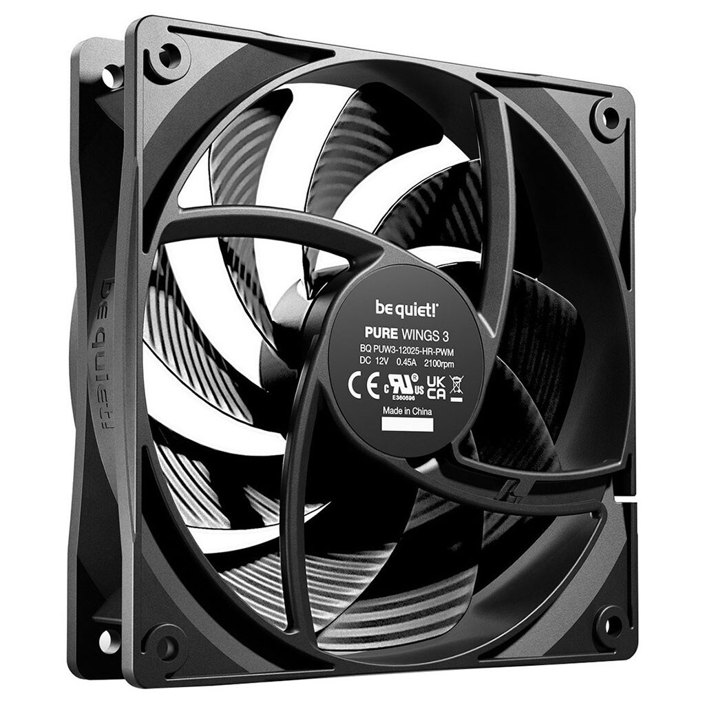 Вентилятор be quiet! Pure Wings 3 BL140, Черный - № 2 Вентилятор be quiet! Pure Wings 3 BL140, Черный - № 2