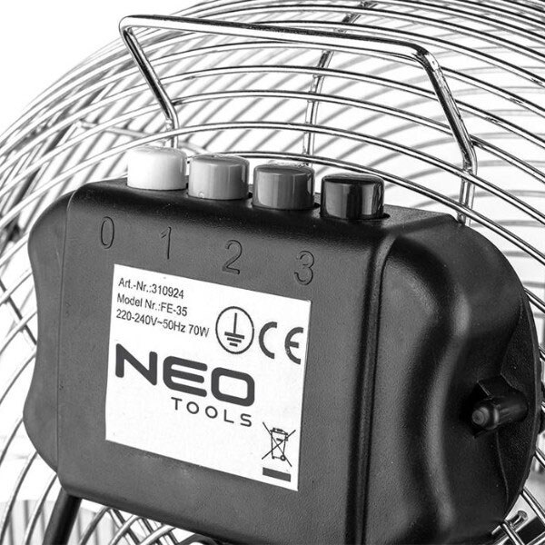 Вентилятор NEO Tools 90-009, Серый - № 5 Вентилятор NEO Tools 90-009, Серый - № 5