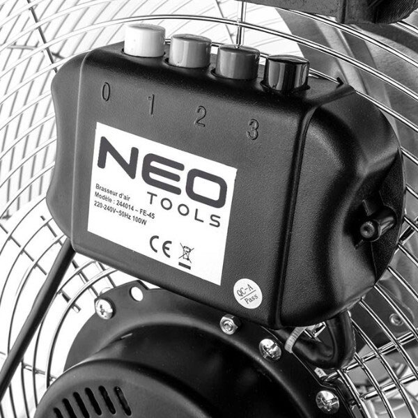Вентилятор NEO Tools 90-010, Серый - № 5 Вентилятор NEO Tools 90-010, Серый - № 5