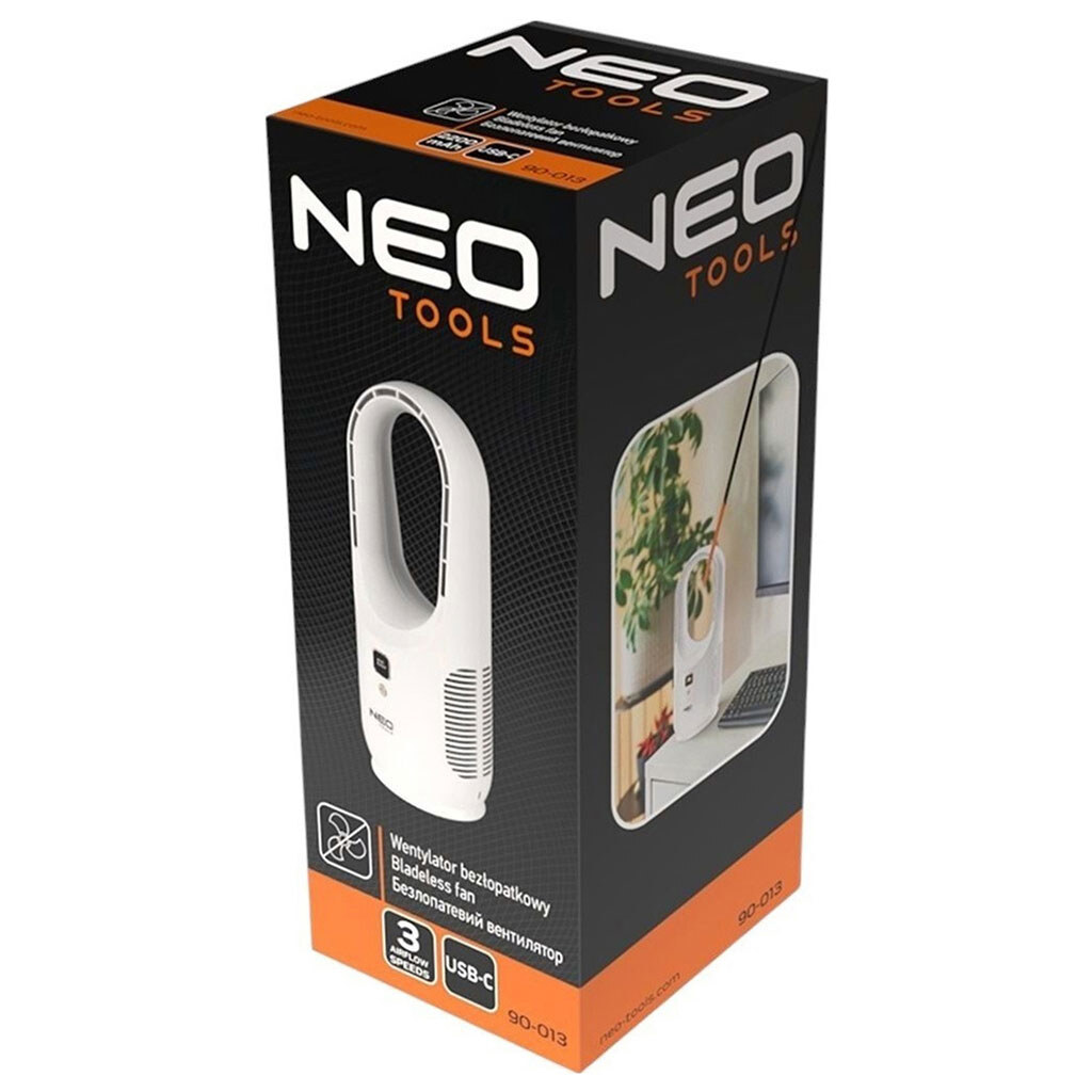 Вентилятор NEO Tools 90-013, Білий - № 8 Вентилятор NEO Tools 90-013, Білий - № 8