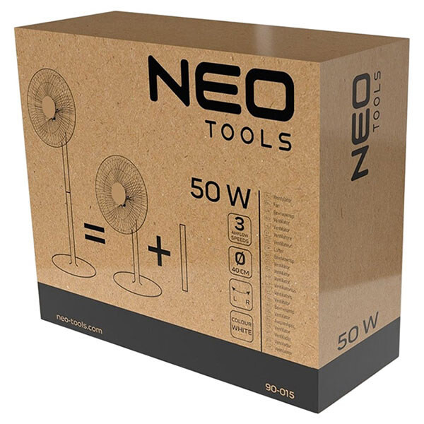 Вентилятор NEO Tools 90-015, Белый - № 10 Вентилятор NEO Tools 90-015, Белый - № 10