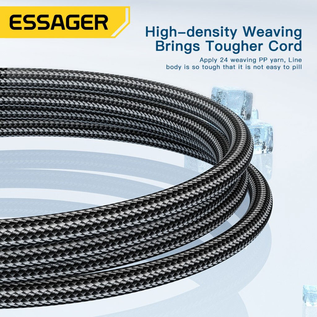 Кабель Essager Sunset EXC120-CG01-P, Type-C, 1.0 м., Черный - № 8 Кабель Essager Sunset EXC120-CG01-P, Type-C, 1.0 м., Черный - № 8