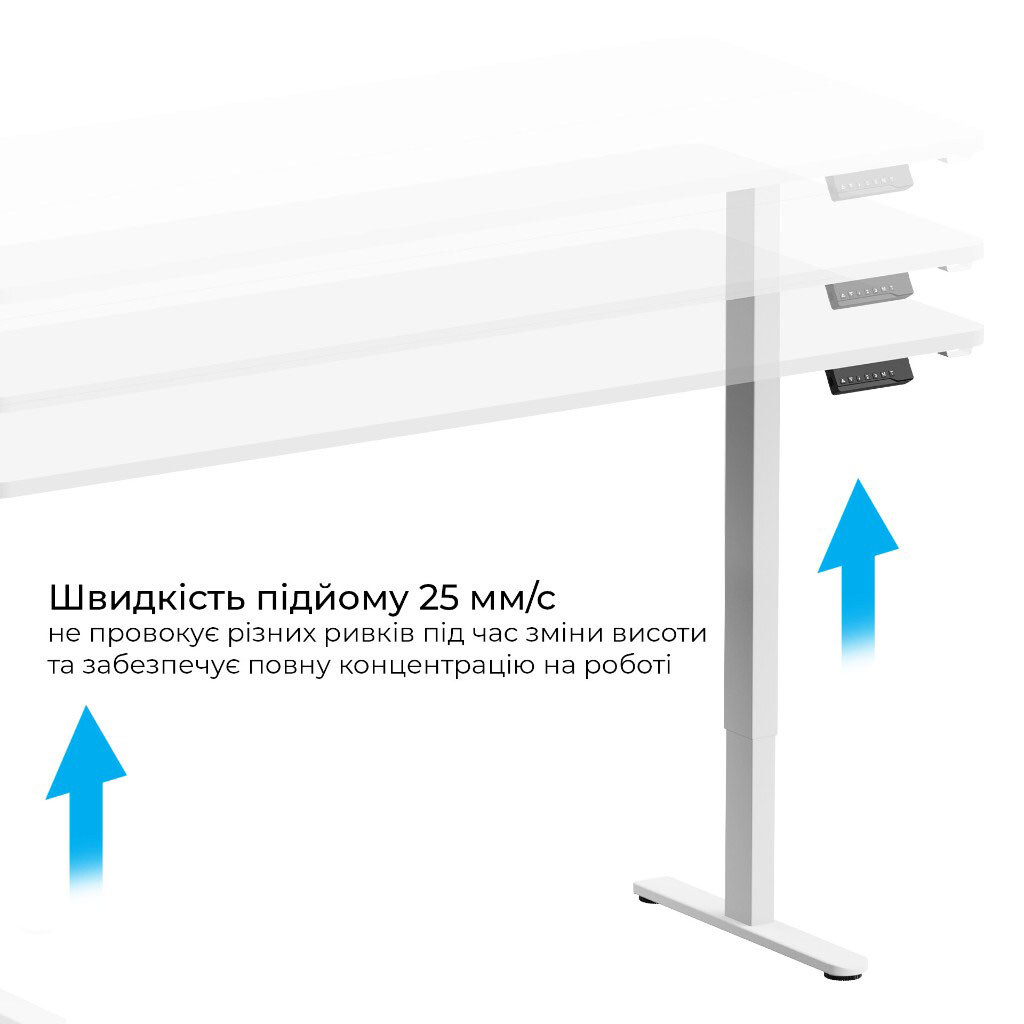 Компьютерный стол OfficePro ODE1880W, Белый - № 7 Компьютерный стол OfficePro ODE1880W, Белый - № 7