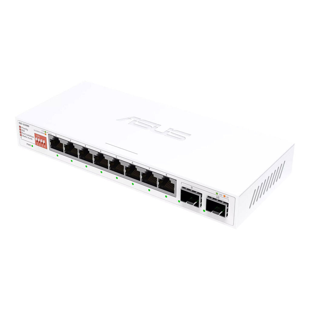 Коммутатор Asus QG-U1080, Белый - № 1 Коммутатор Asus QG-U1080, Белый - № 1