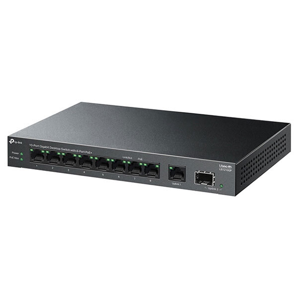 Коммутатор TP-Link LS1210GP, Черный - № 2 Коммутатор TP-Link LS1210GP, Черный - № 2
