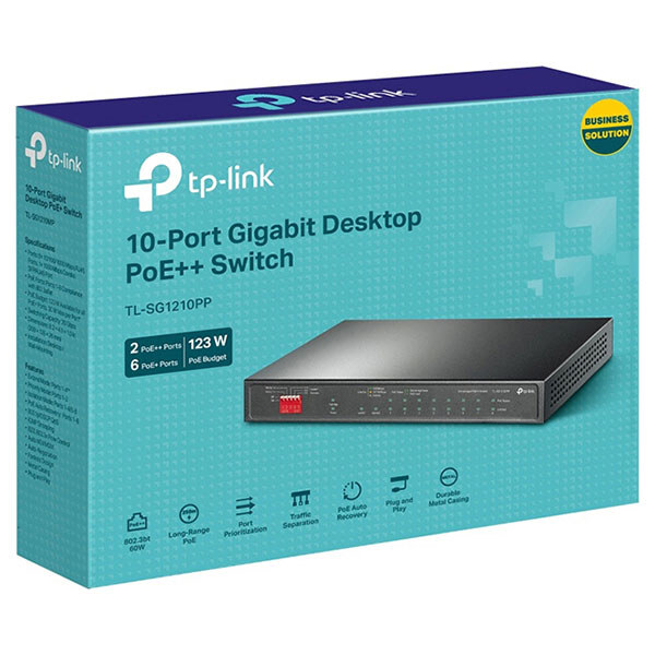 Коммутатор TP-Link TL-SG1210PP, Черный - № 6 Коммутатор TP-Link TL-SG1210PP, Черный - № 6