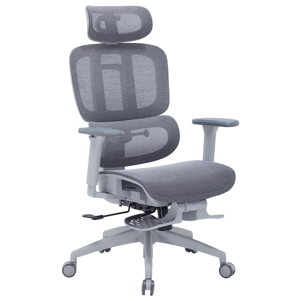 Кресло офисное Officepro Skyline Footrest, Серый - № 3 Кресло офисное Officepro Skyline Footrest, Серый - № 3