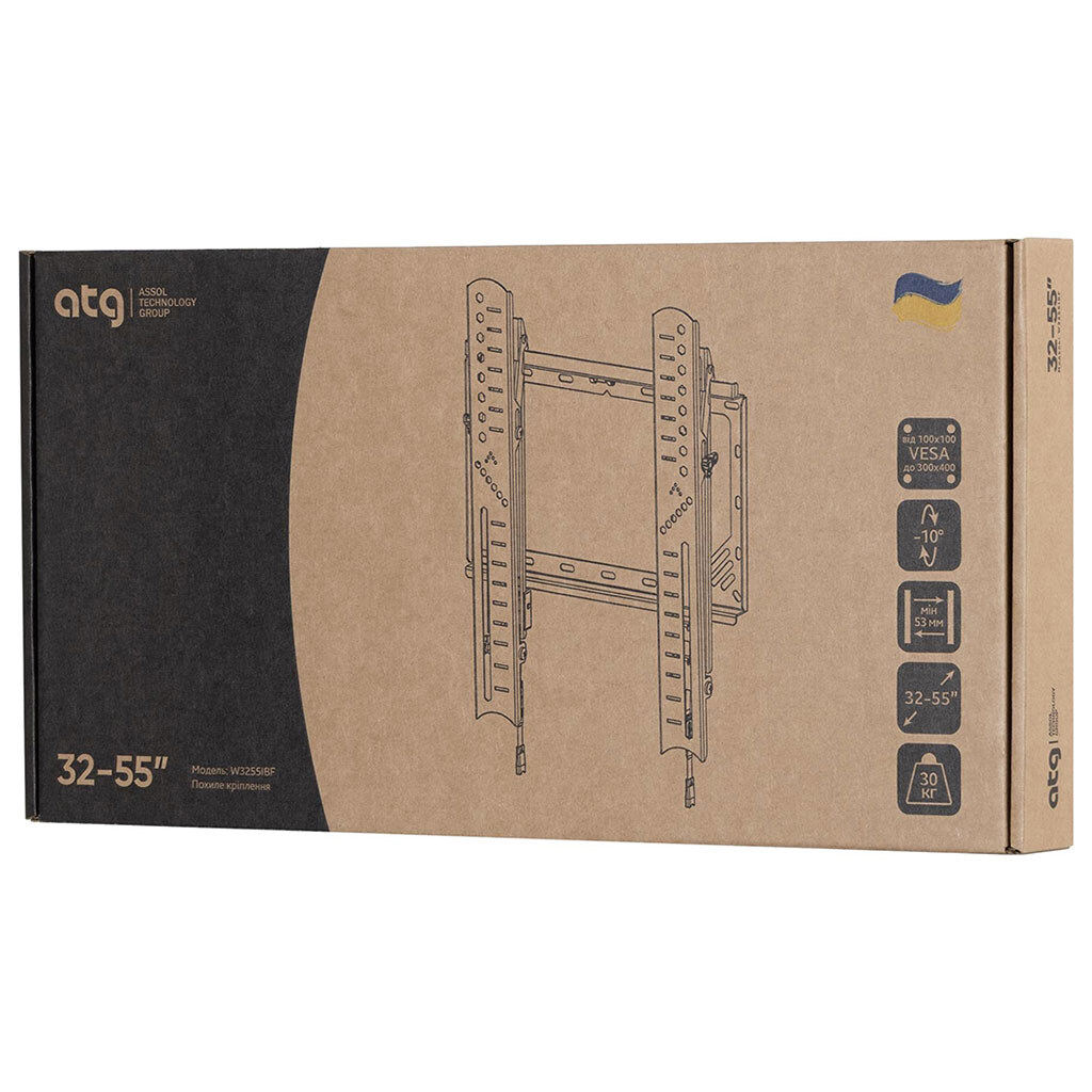 Кронштейн ATG W3255IBF, Черный - № 10 Кронштейн ATG W3255IBF, Черный - № 10