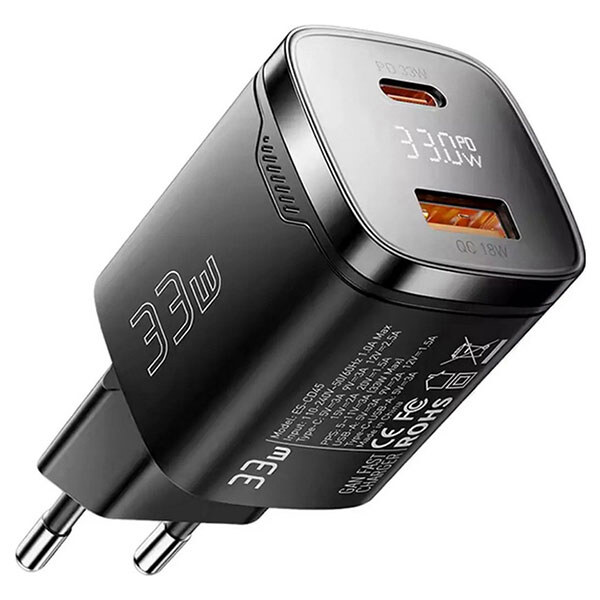 СЗУ Essager Gamet ECT33W-GMB01-Z, Черный - № 1 СЗУ Essager Gamet ECT33W-GMB01-Z, Черный - № 1
