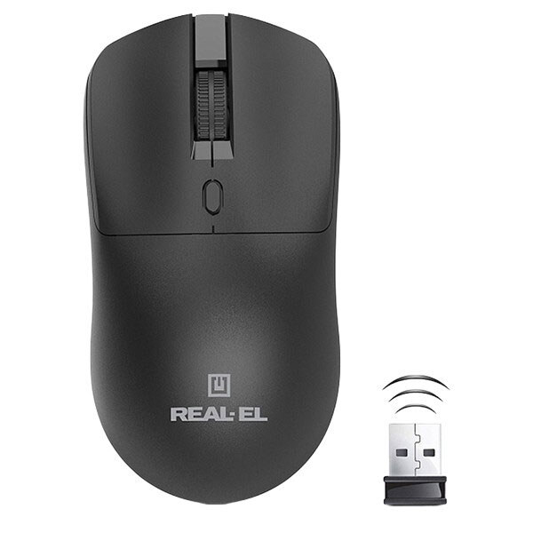 Мышь бездротова REAL-EL RM-307W, Черный - № 3 Мышь бездротова REAL-EL RM-307W, Черный - № 3