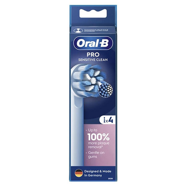 Насадка для зубной щетки Braun Oral-B Pro Sensitive Clean EB60X, Белый - № 3 Насадка для зубной щетки Braun Oral-B Pro Sensitive Clean EB60X, Белый - № 3