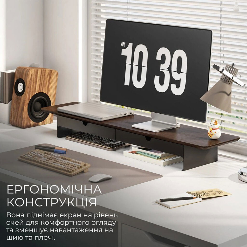 Подставка для монитора OfficePro MR164DW, Черный - № 4 Подставка для монитора OfficePro MR164DW, Черный - № 4