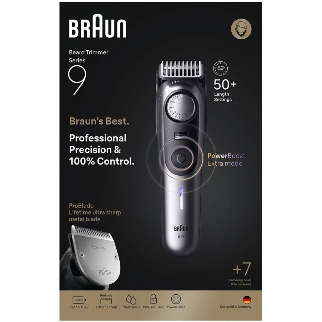 Триммер Braun BT 9520, Черный - № 6 Триммер Braun BT 9520, Черный - № 6