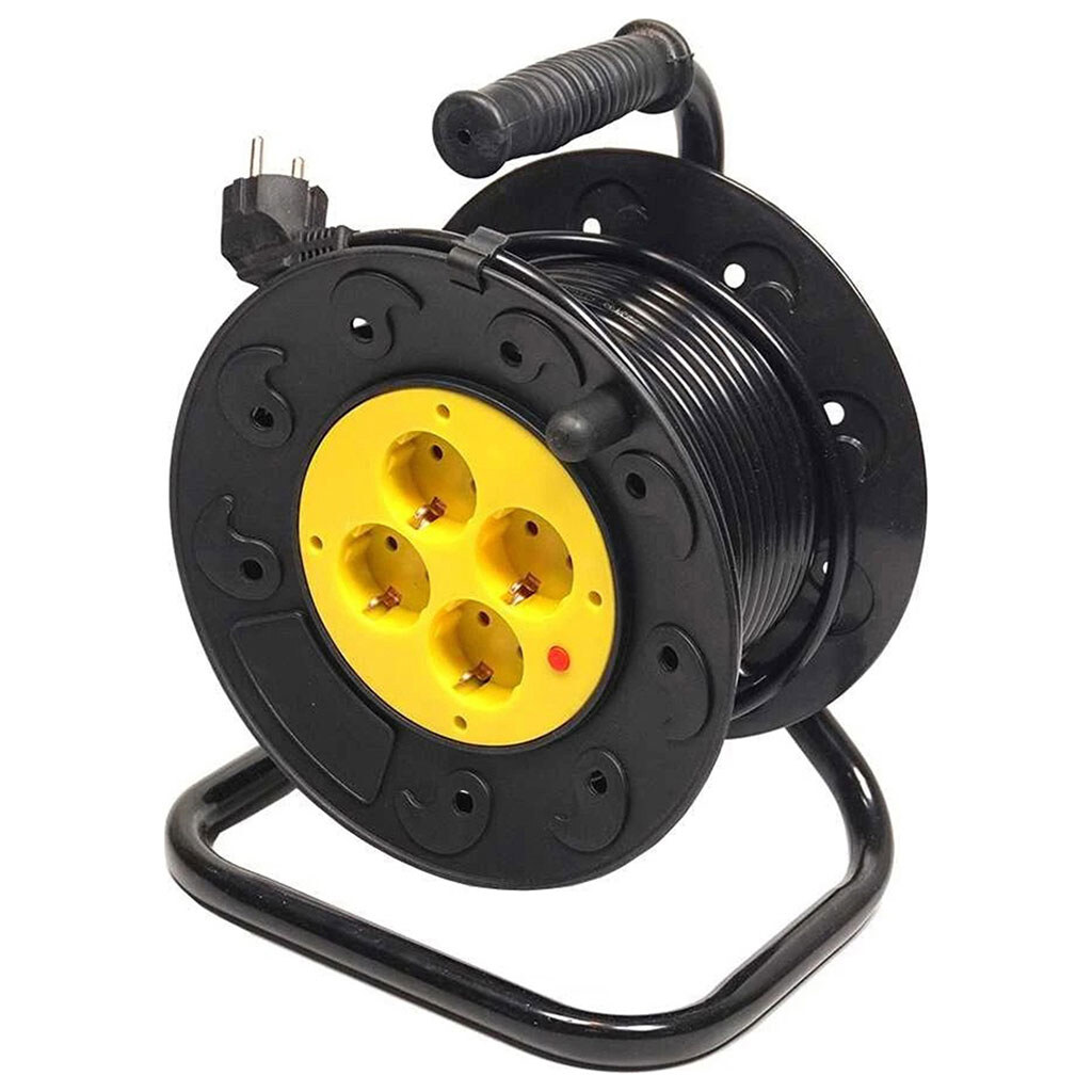 Сетевой удлинитель PowerPlant JY-2000/20, 20.0 м., Черный - № 1 Сетевой удлинитель PowerPlant JY-2000/20, 20.0 м., Черный - № 1
