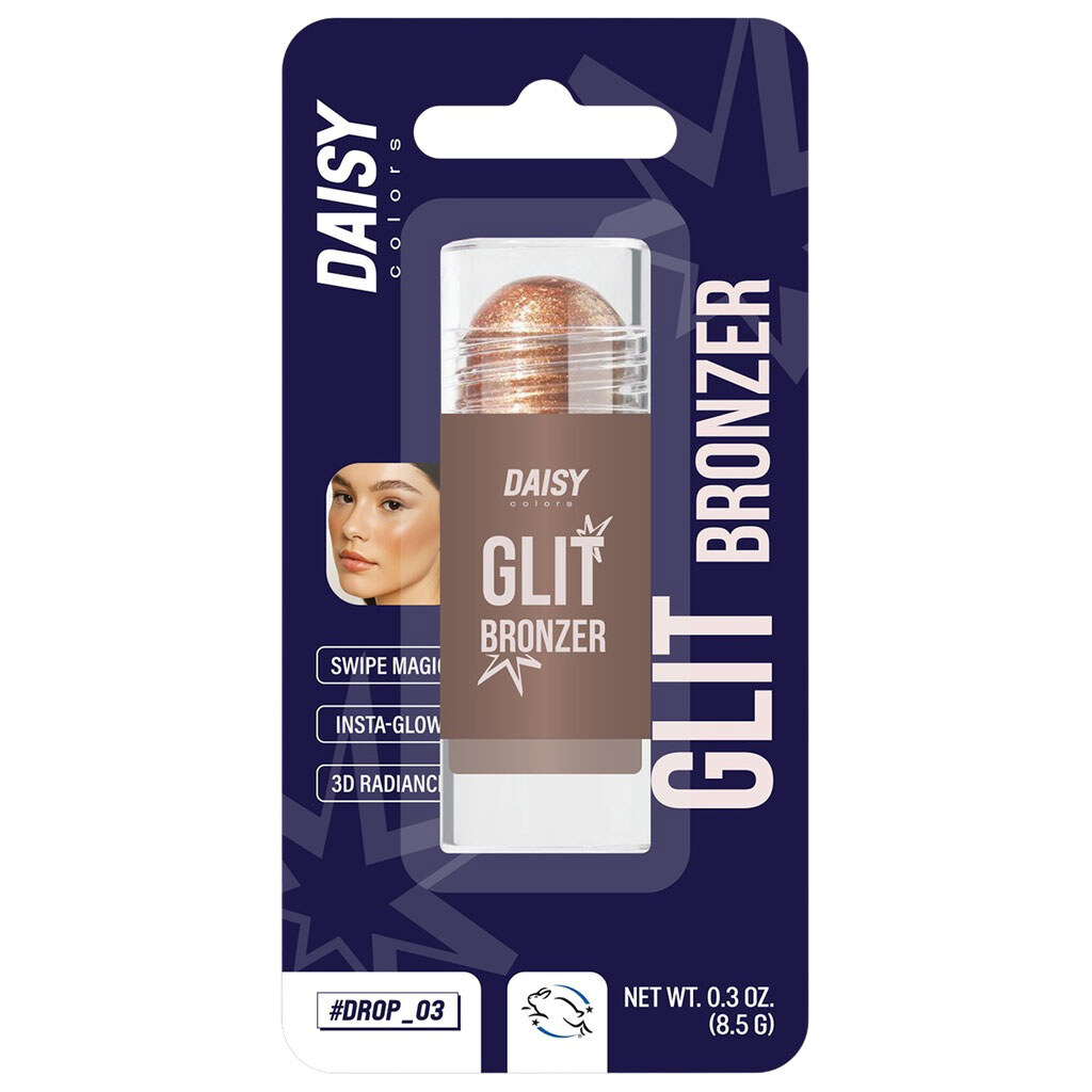 Бронзер для лица DAISY COLORS Glit, стик 8,5г - № 1 Бронзер для лица DAISY COLORS Glit, стик 8,5г - № 1