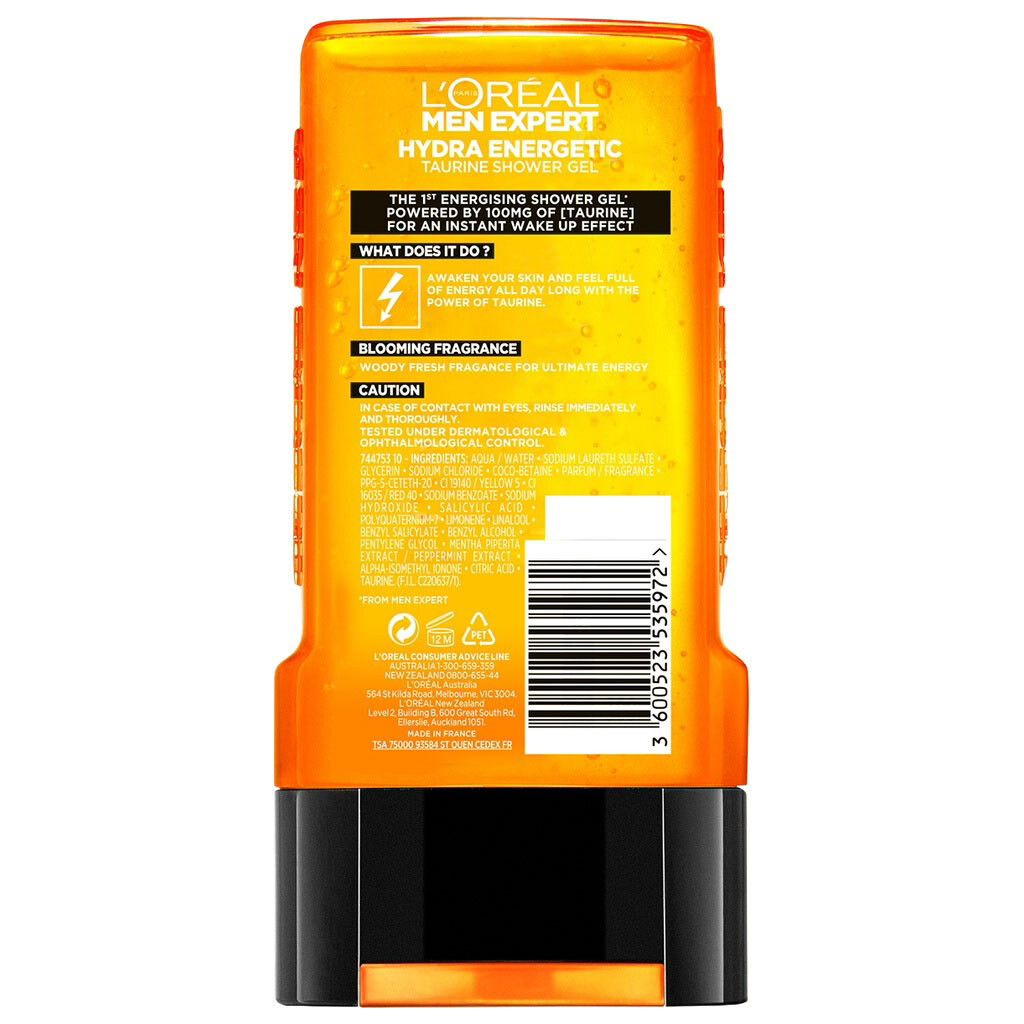 Гель для душа мужской LOREAL Expert "Hydra Energetic" - № 2 Гель для душа мужской LOREAL Expert "Hydra Energetic" - № 2