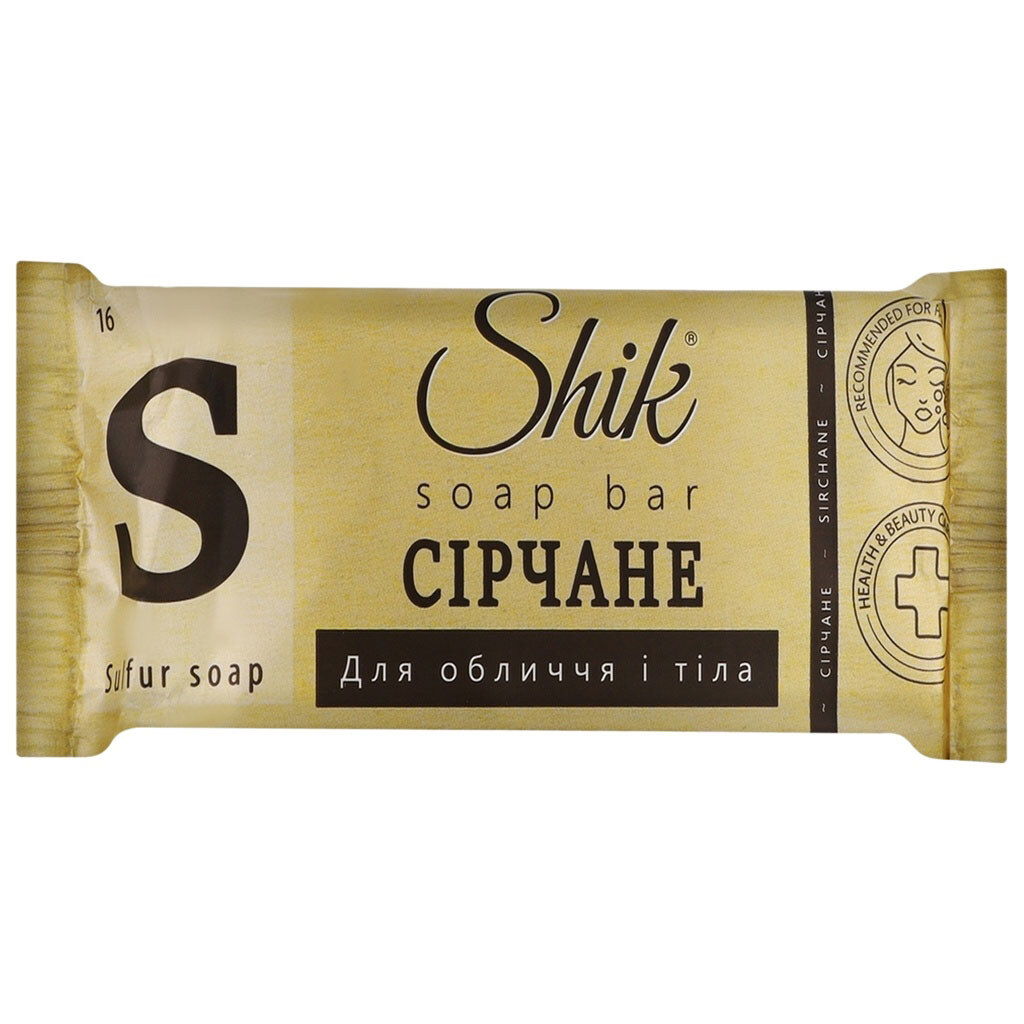 Мыло туалетное жесткое Shik Серное, 140 г - № 1 Мыло туалетное жесткое Shik Серное, 140 г - № 1