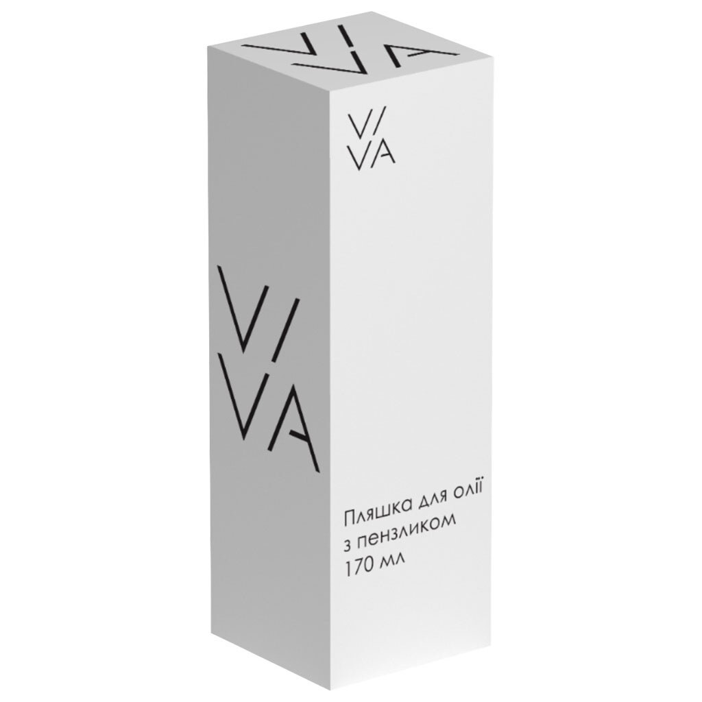 Бутылка для масла сложная с силиконовой кисточкой VIVA BRUSH, 170 мл - № 2 Бутылка для масла сложная с силиконовой кисточкой VIVA BRUSH, 170 мл - № 2