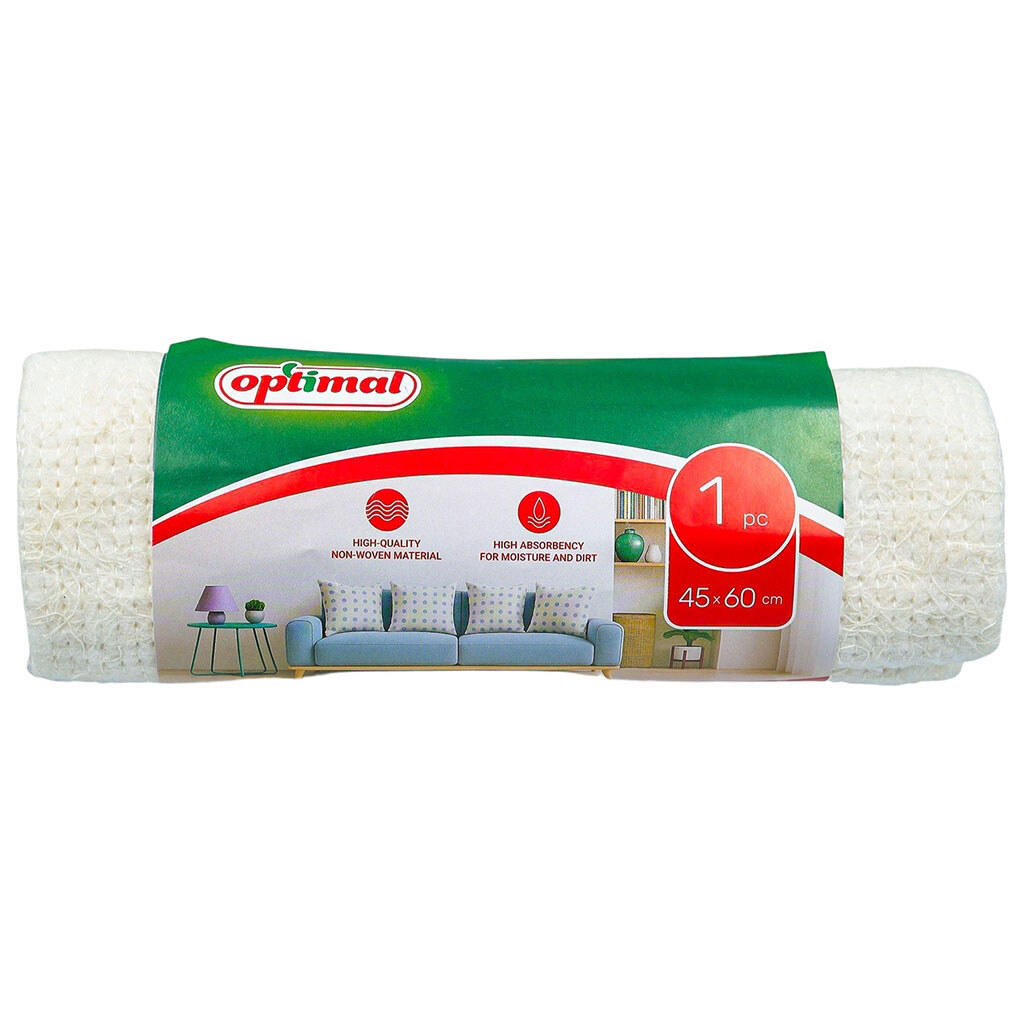 Салфетка для мытья полов Optimal, 45х60 см - № 1 Салфетка для мытья полов Optimal, 45х60 см - № 1