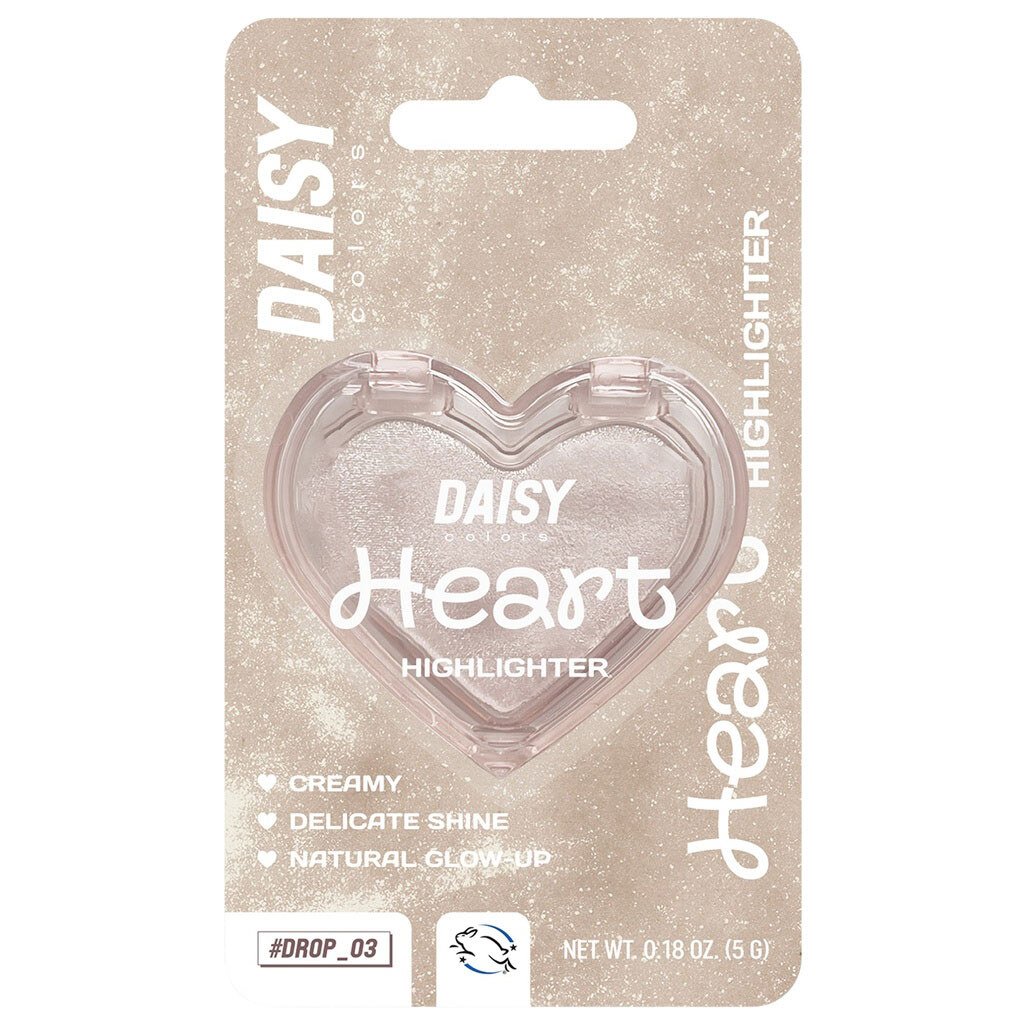 Хайлайтер кремовый для лица DAISY COLORS Heart, 5 г - № 1 Хайлайтер кремовый для лица DAISY COLORS Heart, 5 г - № 1