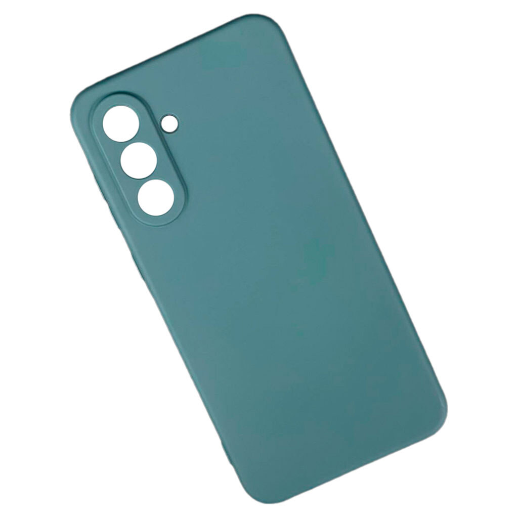 Чехол (накладка) Samsung A165 Galaxy A16 / A166 Galaxy A16 5G, Original Soft Case, Deep Green, Зеленый - № 1 Чехол (накладка) Samsung A165 Galaxy A16 / A166 Galaxy A16 5G, Original Soft Case, Deep Green, Зеленый - № 1