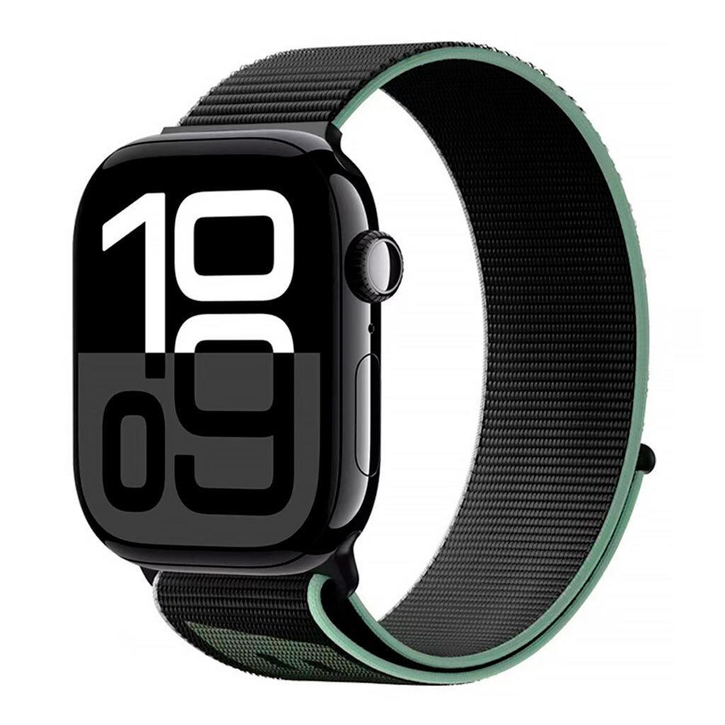Ремешок Apple Watch 38 / Watch 40, Blueo Woven, Черный - № 1 Ремешок Apple Watch 38 / Watch 40, Blueo Woven, Черный - № 1