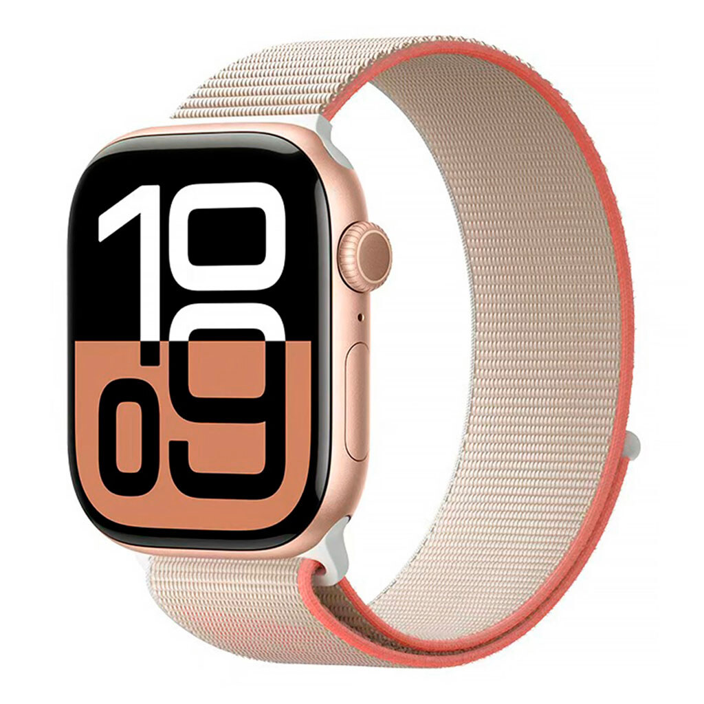 Ремінець Apple Watch 42 / Watch 44, Blueo Woven, Pink Sand, Рожевий - № 1 Ремінець Apple Watch 42 / Watch 44, Blueo Woven, Pink Sand, Рожевий - № 1