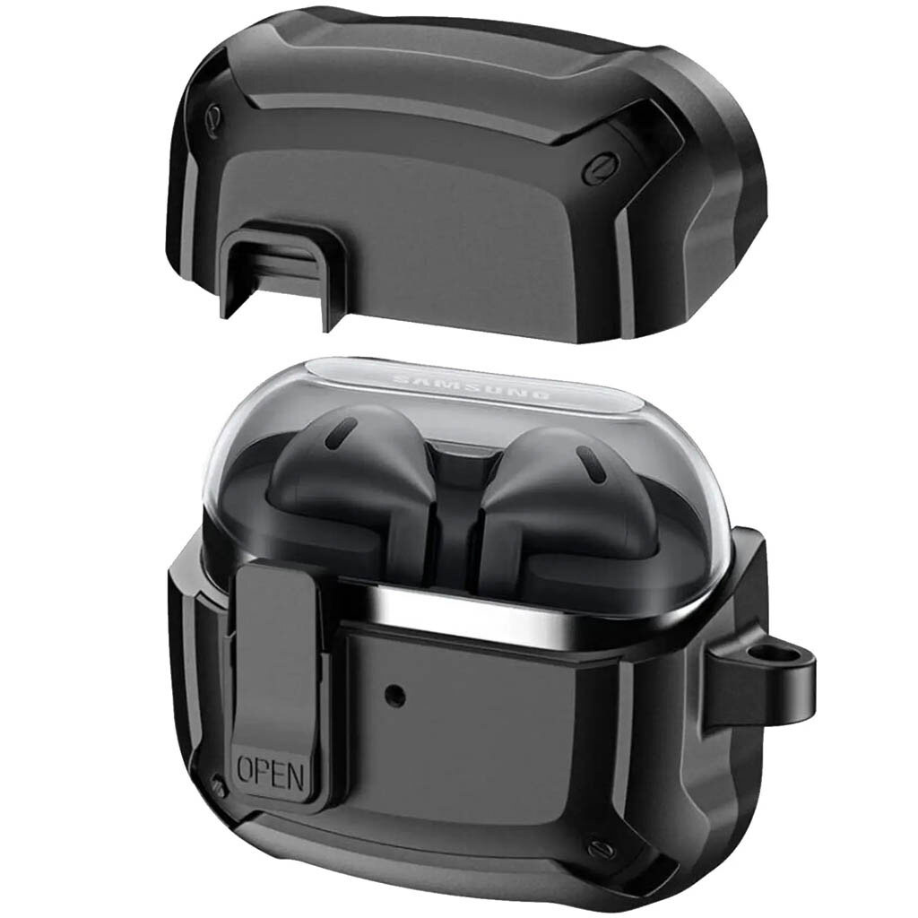 Чехол (накладка) Samsung Galaxy Buds 3 / Galaxy Buds 3 Pro, Dux Ducis Protective, Белый - № 2 Чехол (накладка) Samsung Galaxy Buds 3 / Galaxy Buds 3 Pro, Dux Ducis Protective, Белый - № 2