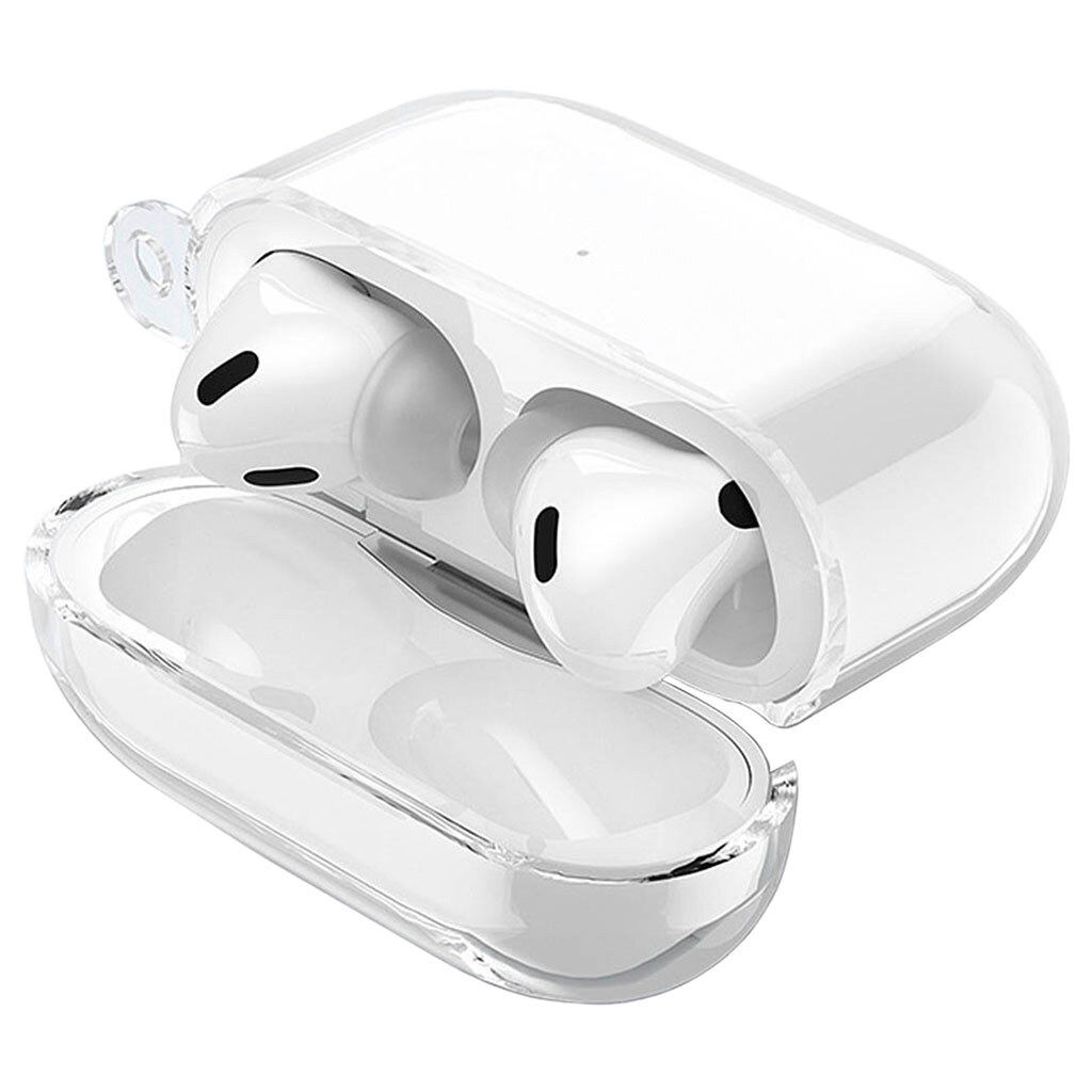 Чехол (накладка) Apple AirPods Pro, Silicone Classic Case, Прозрачный - № 2 Чехол (накладка) Apple AirPods Pro, Silicone Classic Case, Прозрачный - № 2